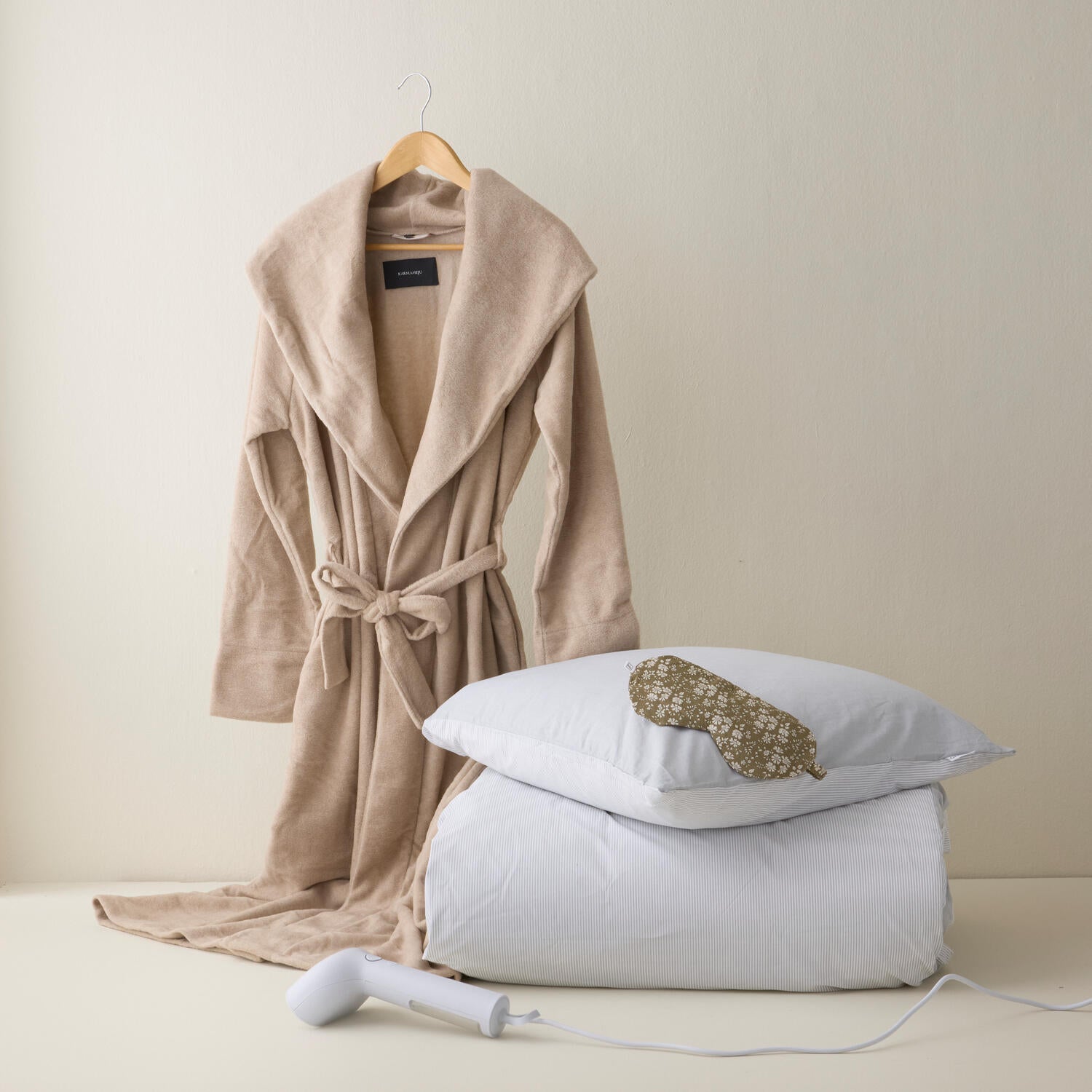 Mount everest fleece badekåbe - Beige